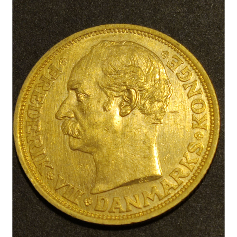 Frederik VIII. 20 kr. 1911 guldmønt goldcoin
