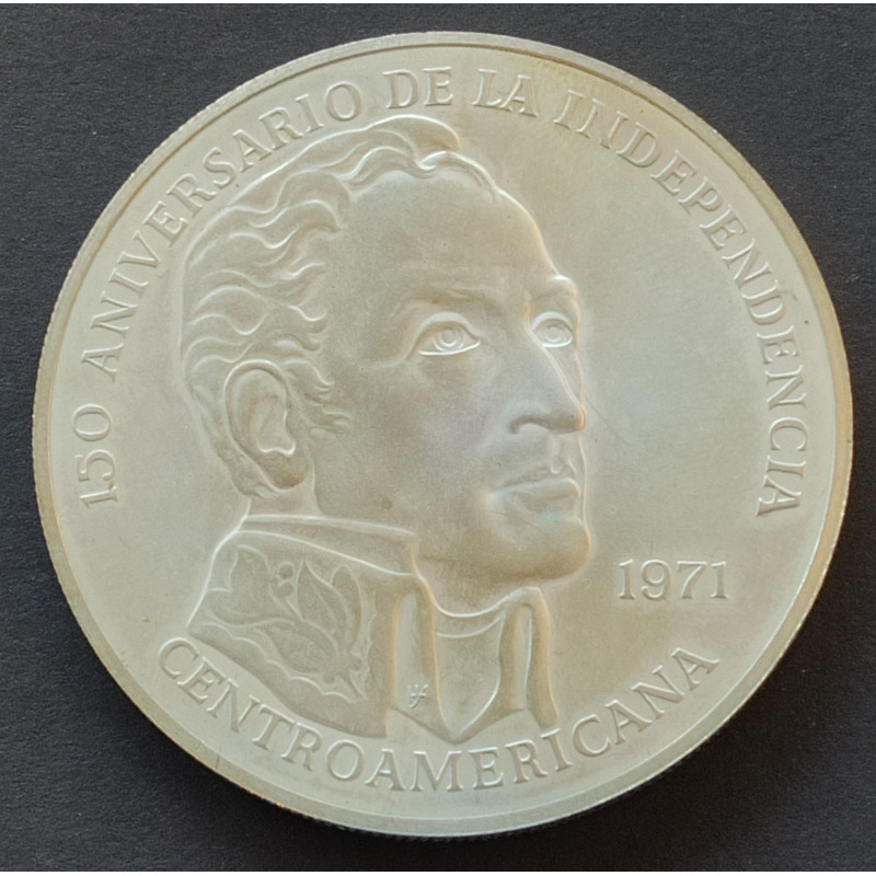 Panama. 20 Balboas 1971 KM29 Sterling sølv 129,6 gram