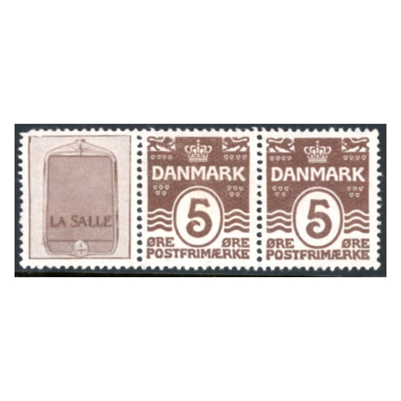 La Salle. AFA nr. 20 **              stemplet postfrisk brev