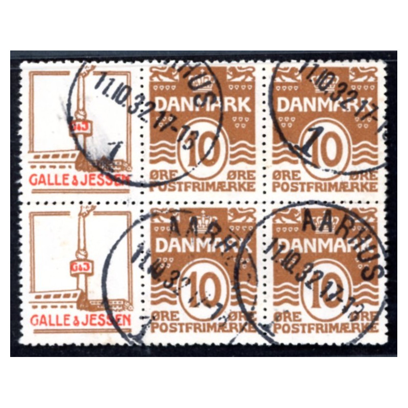 Galle & Jessen. AFA nr. 42 **        stemplet postfrisk brev