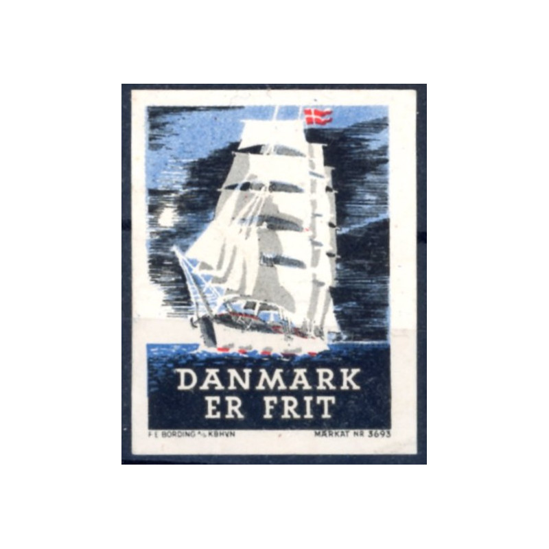 Mærkat. Bording nr 3693