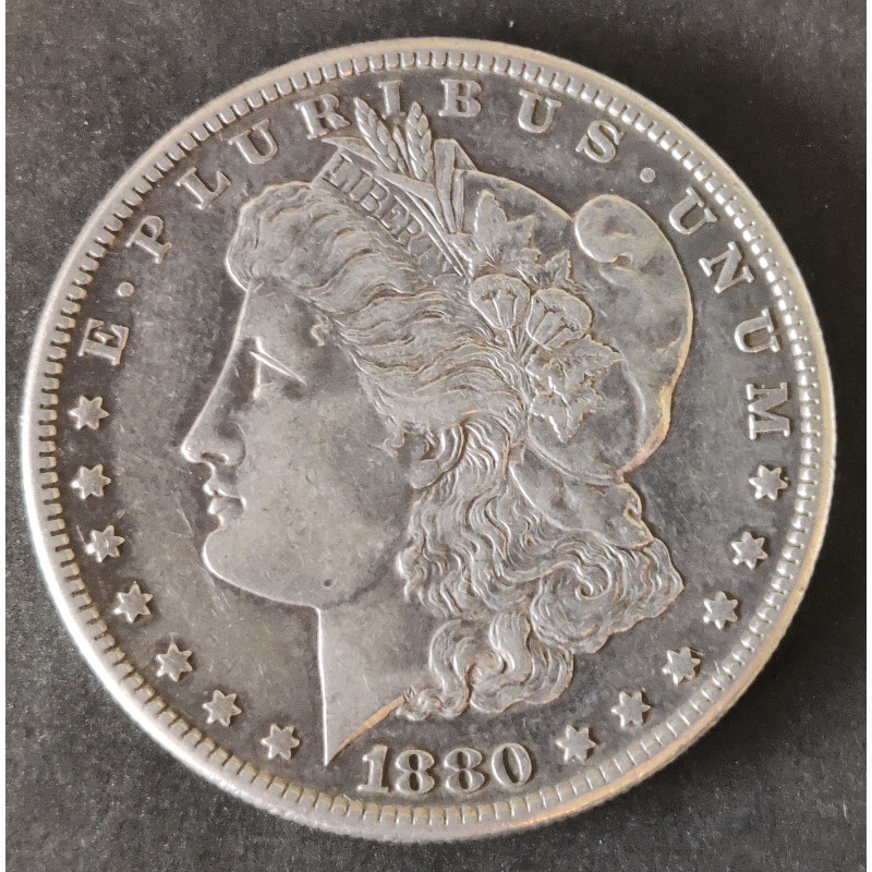 USA. 1880. Morgan Silver dollar "S"