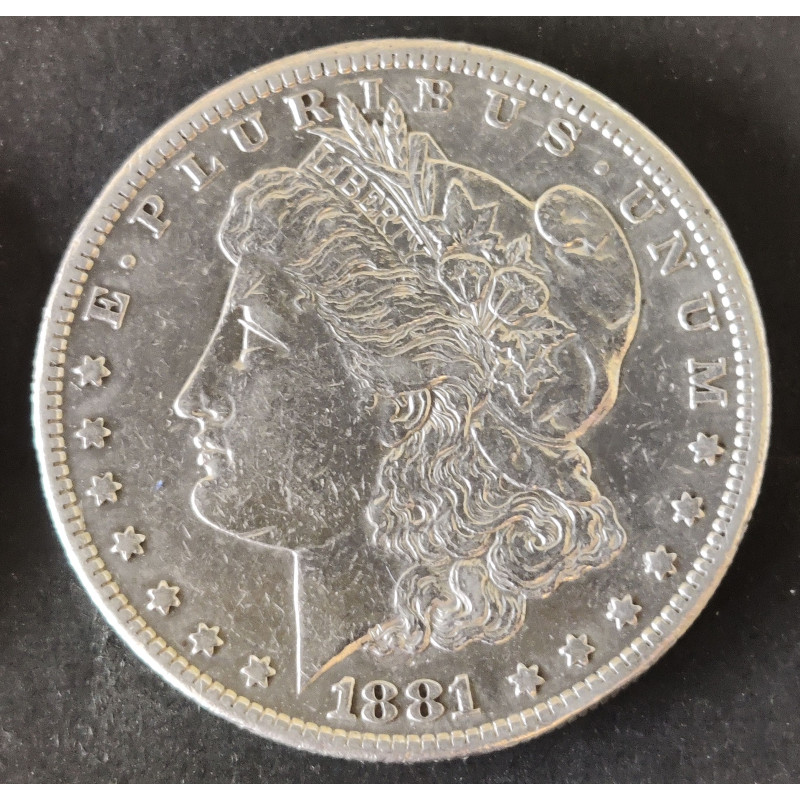 USA. 1881. Morgan Silver dollar "S"