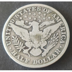 USA. 1909. Barber Half Dollar/50 Cent, "with Error in 1909"