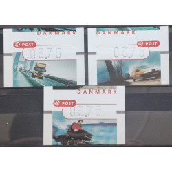 2002. Postfrisk sæt med 3 værdier