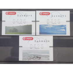 2004. Postfrisk sæt med 3 værdier