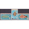 Wallis et Futuna. Fish, complete set. Michel service no. 37-39 **/MNH.