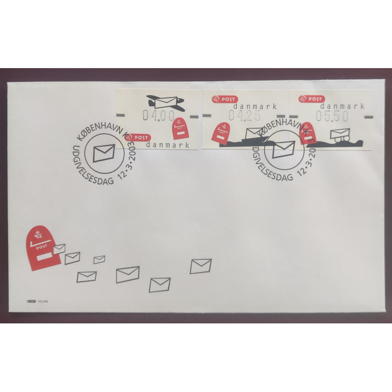2003. FDC med 3 værdier