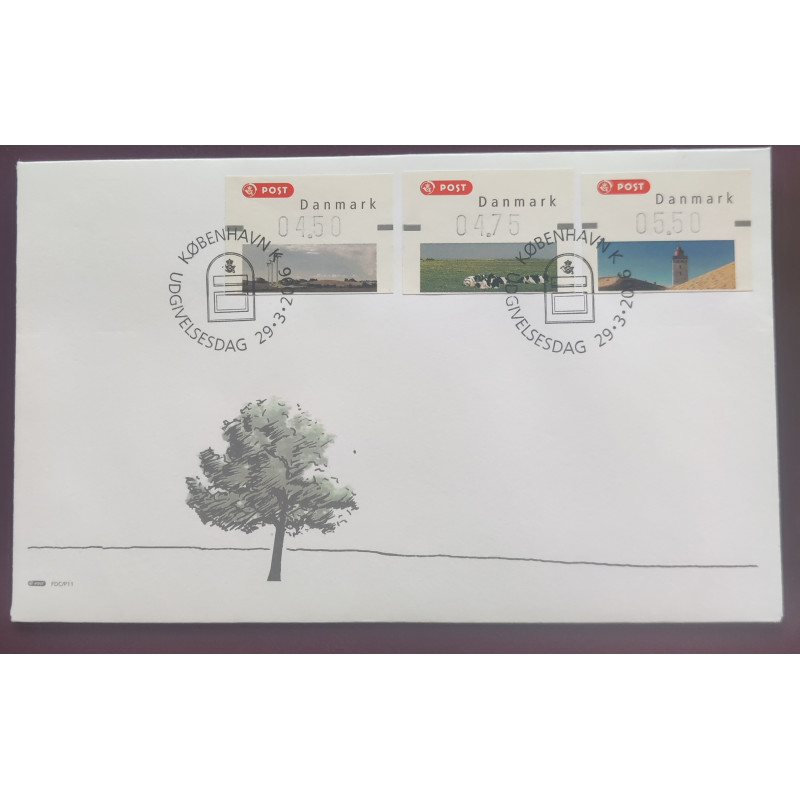 2006. FDC med 3 værdier