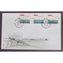 2007. FDC med 3 værdier