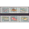 Vietnam. Fish in complete set. Michel no. 185-90 **/MNH.