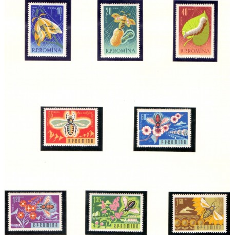 Rumania. Bugs in complete set. AFA nr. 2190-97 **/MNH.