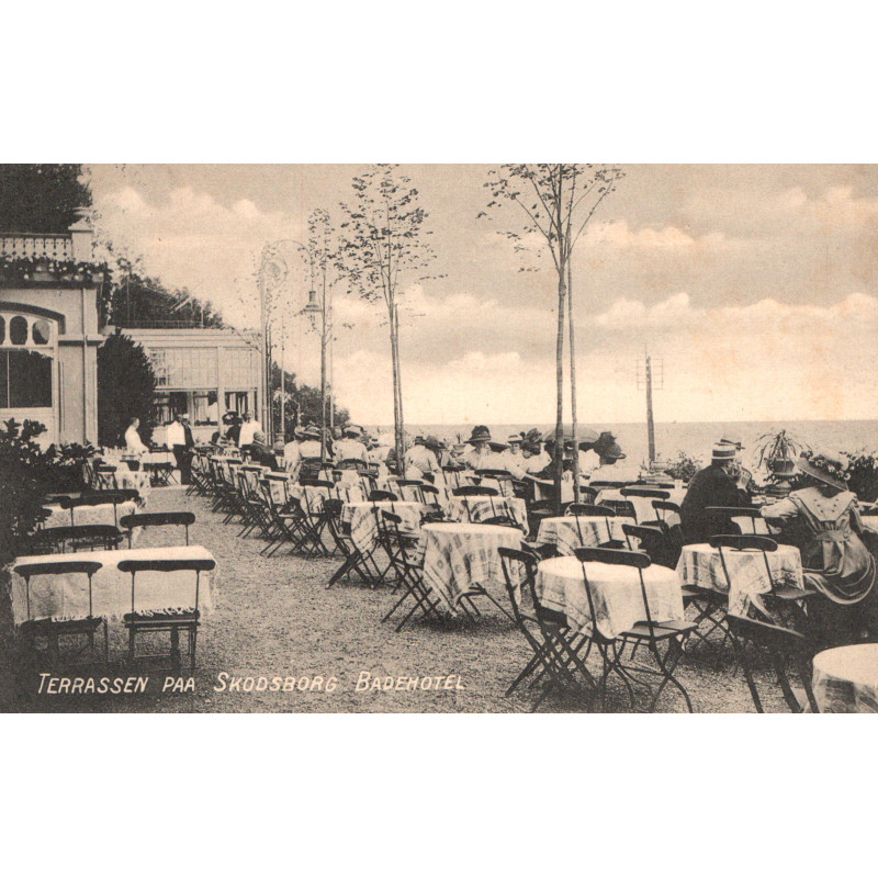 Skodsborg, Terrassen Paa Badehotel, brugt