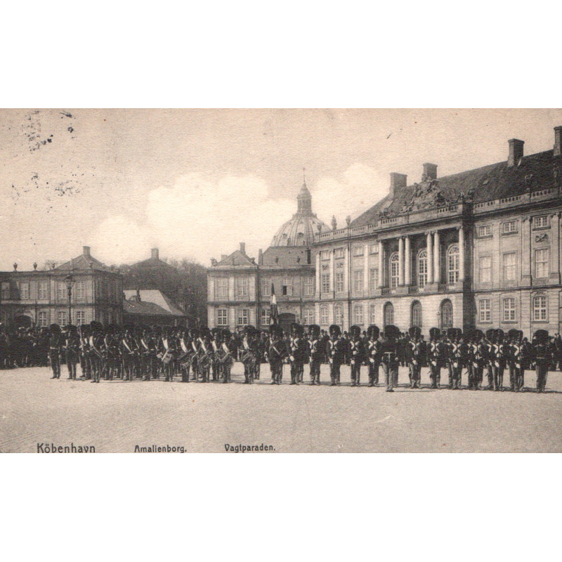 København. Engelsk Kirke, annulleret med Stj. st HOUBORG samt julemærke 1907 Lux stemplet