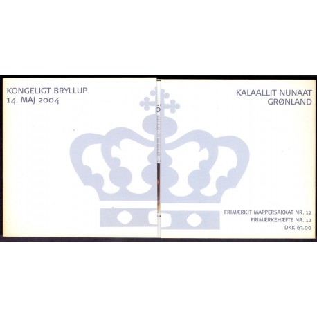 Grønland frimærkehæfte nr. 12 Postfrisk/MNH stemplet/used