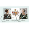 2022. Margrethe 50 års jubilæum AFA nr 2061, miniark. **     (o) postfrisk    Stemplet FDC