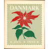 1950 Julemærke årsmappe med indsat blok