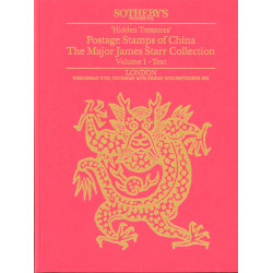 THE WATERLOW ISSUE OF 1898, China Coiling Dragon stamp specialist book E.F.Aglen