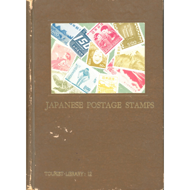 Japanese Postage Stamps. Turist Libary 12. Lille illustreret katalog og håndbog om japanske frimærker