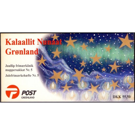 Grønland Jule/Christmas booklets no. 5 (2000)  Postfrisk/MNH   stemplet/used