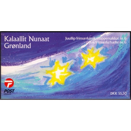 Grønland Jule/Christmas booklets no. 6 (2001)  Postfrisk/MNH    stemplet/used