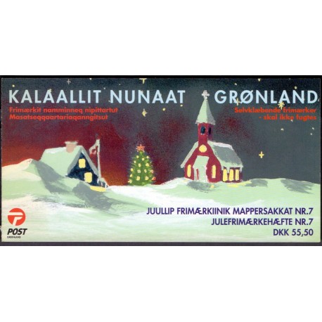 Grønland Jule/Christmas booklets no. 7 (2002)  Postfrisk/MNH    stemplet/used