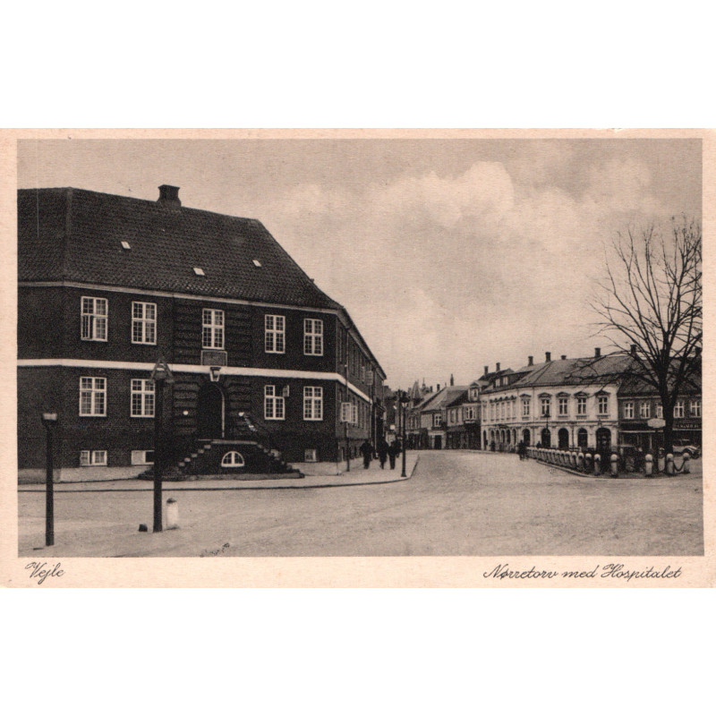 Vejle. Nørretorv med hospitalet, brugt