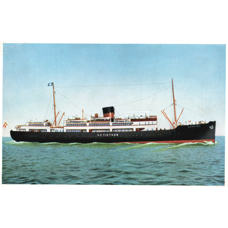 M.S. C. F. Tietgen, ubrugt (reklamekort)