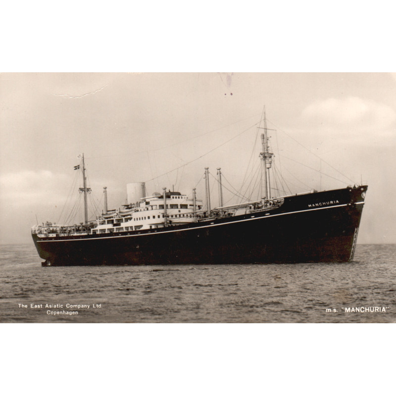 ØK. M/s MANCHURIA, ubrugt