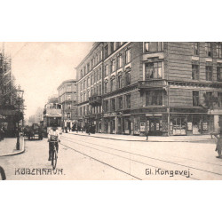 København. Gl. kongevej, med facader og sporvogn, brugt