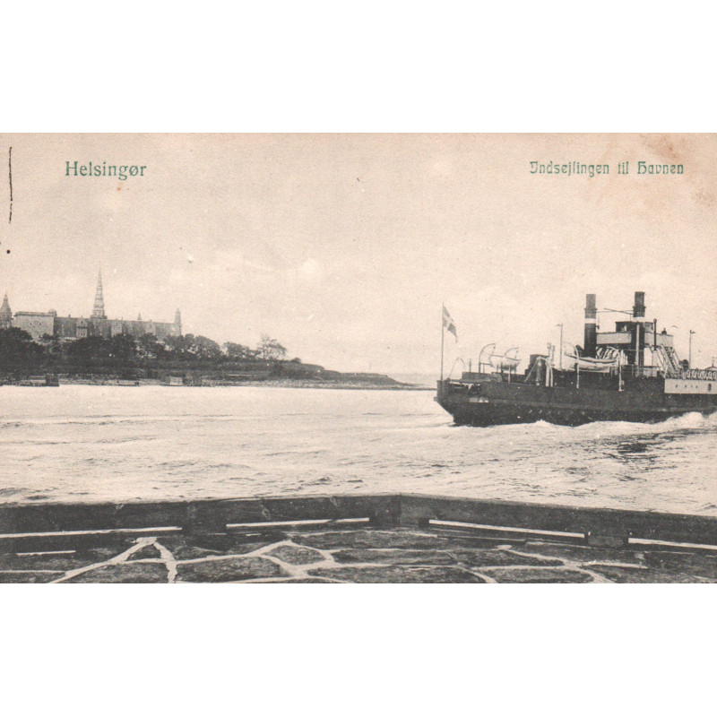 Helsingør. Indsejling til havnen, brugt