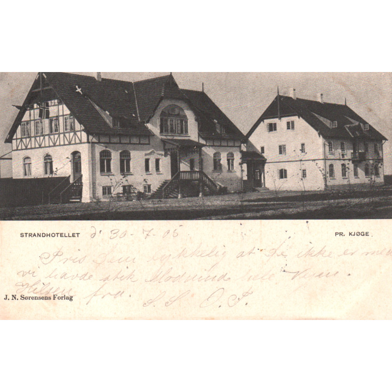 Kjøge. Strandhotellet, pr. brugt