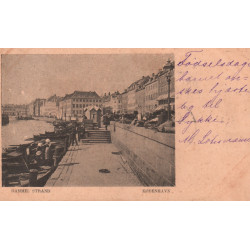 København. Gammel Strand, med fiskekoner, brugt