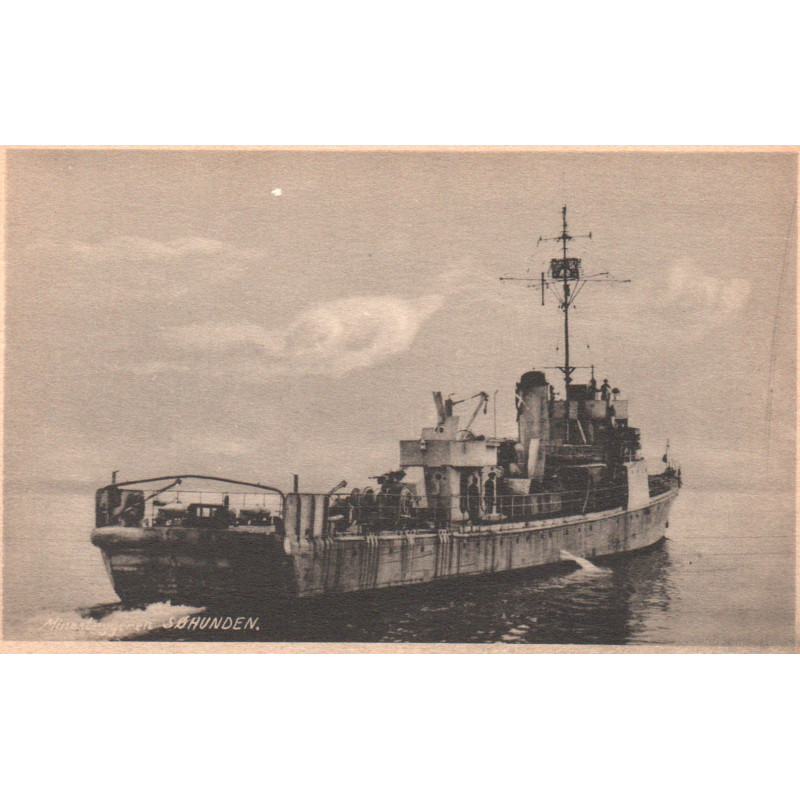 Marine. Minestrygeren SØHUNDEN, ubrugt