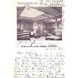 USA. Hamburg-Amerika Linie. Graff Waldersee, Am Bord des, brugt