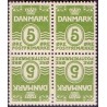 Danmark Tête-bêche 1 **/NHM used 4-Blok/block of four