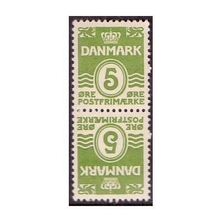 Danmark Tête-bêche 1 **/NHM used