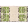 Danmark Tête-bêche 2 **/NHM used 4-blok/block of four