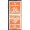 Danmark Tête-bêche 3 **/NHM stemplet/used