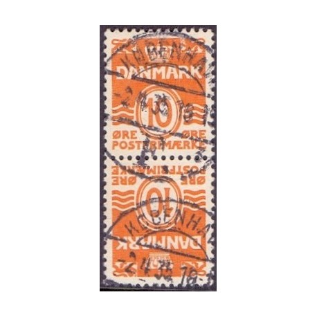 Danmark Tête-bêche 3 **/NHM stemplet/used