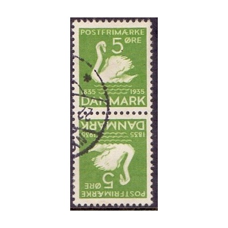 Danmark Tête-bêche 5 **/NHM stemplet/used