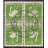 Danmark Tête-bêche 5 **/NHM stemplet/used 4-blok/block of four