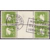 Danmark Tête-bêche 6 **/NHM stemplet/used 4-blok/block of four