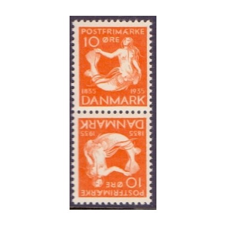 Danmark Tête-bêche 7 **/NHM stemplet/used