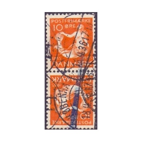 Danmark Tête-bêche 7 **/NHM stemplet/used