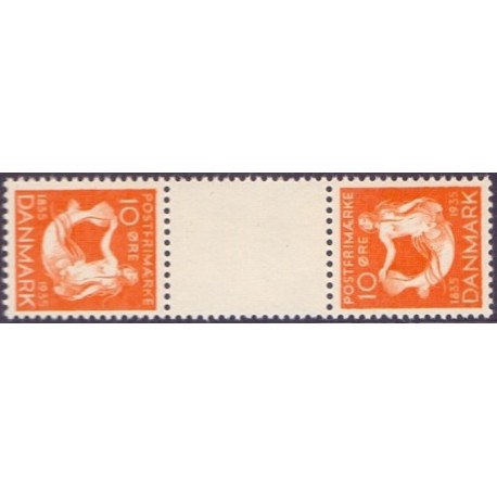 Danmark Tête-bêche 8 **/NHM stemplet/used