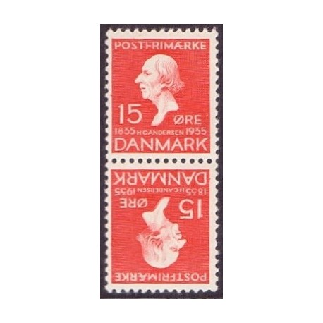 Danmark Tête-bêche 9 **/NHM stemplet/used