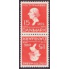 Danmark Tête-bêche 9 **/NHM stemplet/used