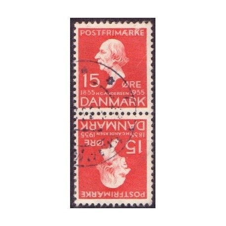 Danmark Tête-bêche 9 **/NHM stemplet/used