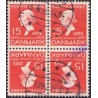 Danmark Tête-bêche 9 **/NHM stemplet/used, 4-blok/block og four